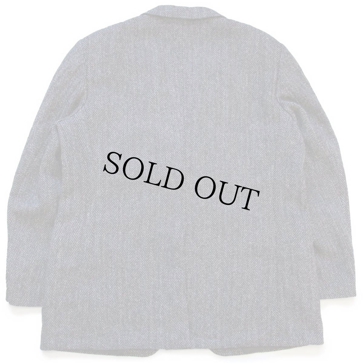 画像2: 80s USA製 Harris Tweed ハリスツイード 2つボタン ネップ入り ウール テーラードジャケット★ブレザー (2)