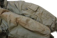 画像7: 90s 米軍 U.S.ARMY CVC キルティングライナー アラミド タンカースジャケット オリーブグリーン フェード XL-R★ALPHAアルファ (7)