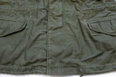 画像7: 70s 米軍 U.S.ARMY ペンキ飛び M-65 フィールドジャケット オリーブグリーン L-S★ALPHAアルファ (7)