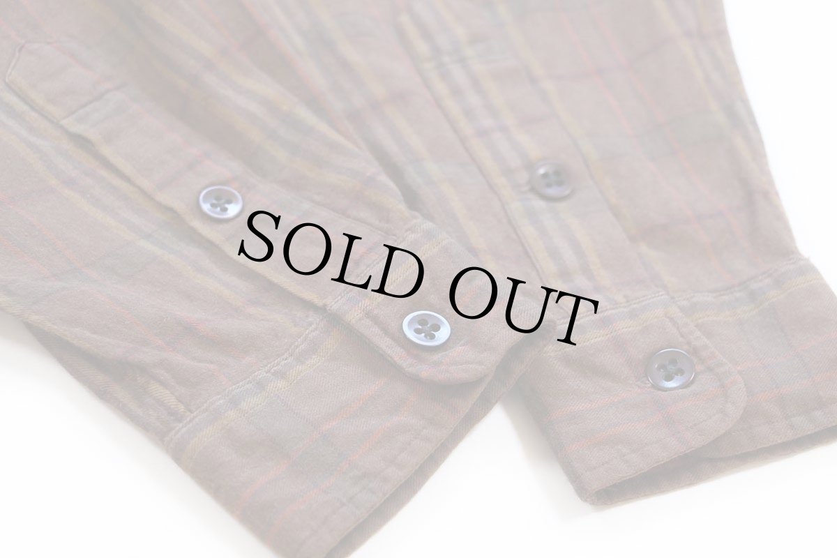 画像6: 90s ポロ ラルフローレン タータンチェック コットン×ウールシャツ L (6)