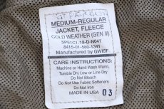 画像4: 18 USA製 米軍 ECWCS GEN3 LEVEL3 フリースジャケット コヨーテ タン M-R (4)