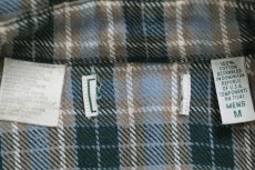 画像4: 90s L.L.Bean チェック コットン フランネルシャツ M (4)