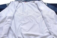 画像5: 00s 米軍 U.S.AIR FORCE ロゴ刺繍 PTU トレーニング ナイロンジャケット 紺 L-R★IPFU (5)
