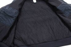 画像5: 00s carharttカーハート キルティングライナー ダック地 アクティブジャケット パーカー 黒 フェード 特大 (5)