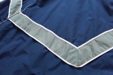 画像7: 00s 米軍 U.S.AIR FORCE ロゴ刺繍 PTU トレーニング ナイロンジャケット 紺 L-R★IPFU (7)