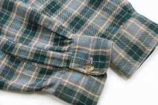 画像5: 90s L.L.Bean チェック コットン フランネルシャツ M (5)