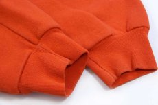 画像5: 90s メキシコ製 RUSSELLラッセル 無地 スウェットパーカー オレンジ XL★フーディー ブランク (5)