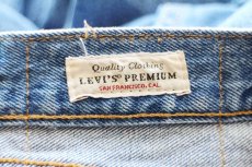 画像6: メキシコ製 LEVI'Sリーバイス PREMIUM 501'93 BIGE USED加工 ストレッチ デニムパンツ W38★SDP4354 (6)