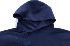 画像3: 90s メキシコ製 RUSSELLラッセル 無地 スウェットパーカー 紺 M★F フーディー ブランク (3)