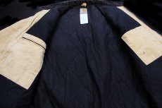 画像6: メキシコ製 carharttカーハート キルティングライナー ダック地 サンタフェジャケット 薄茶 M-R (6)