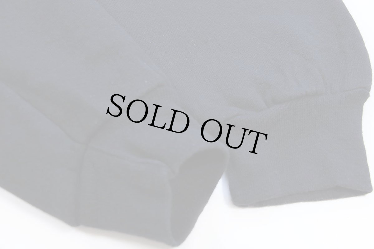 画像6: 90s メキシコ製 RUSSELLラッセル 無地 スウェットパーカー 黒 M★C フーディー ブランク (6)