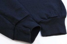 画像6: 90s メキシコ製 RUSSELLラッセル 無地 スウェットパーカー 黒 M★C フーディー ブランク (6)