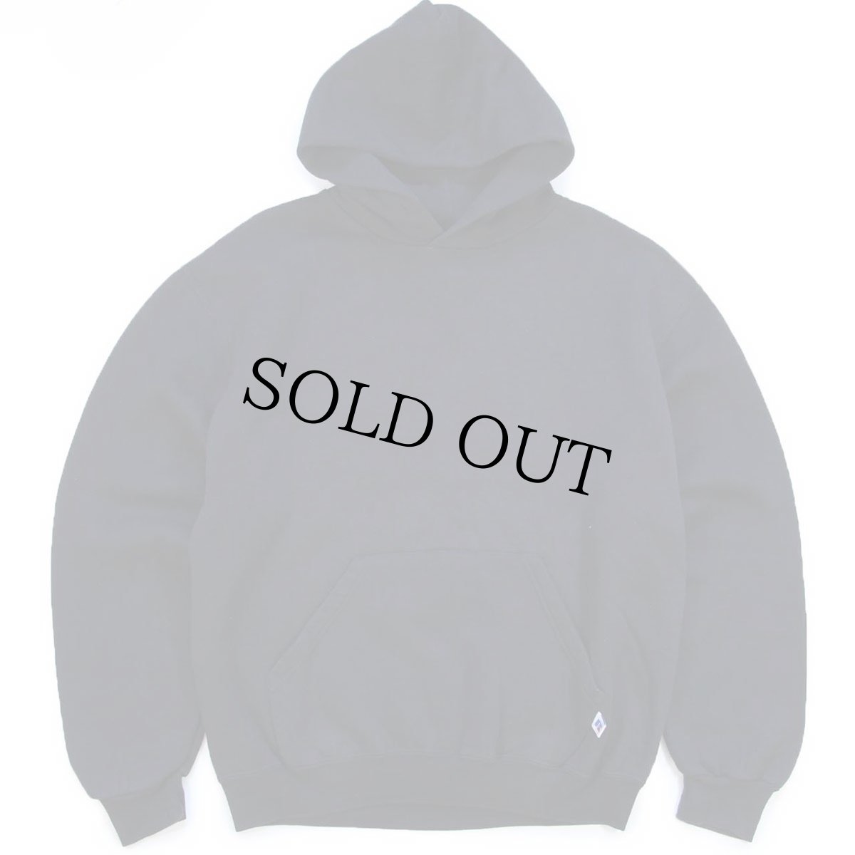 画像1: 90s メキシコ製 RUSSELLラッセル 無地 スウェットパーカー 黒 M★C フーディー ブランク (1)