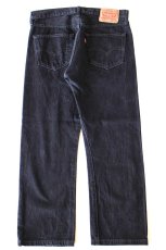 画像3: メキシコ製 Levi'sリーバイス 501 ブラック デニムパンツ W32★SDP4332 (3)