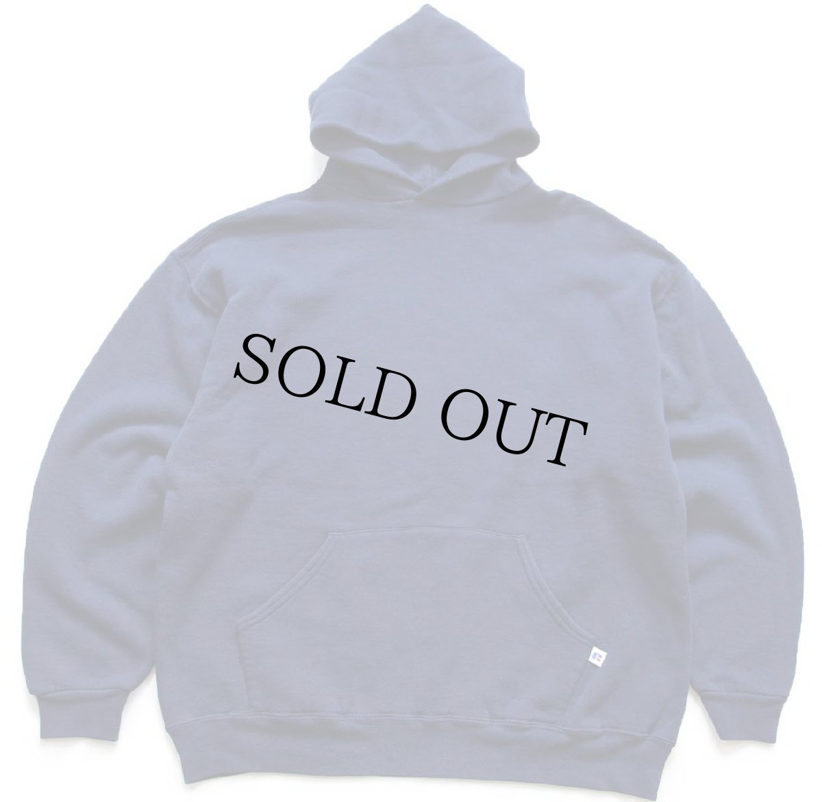 画像1: 90s メキシコ製 RUSSELLラッセル 無地 スウェットパーカー 紺 XL★L フーディー ブランク (1)