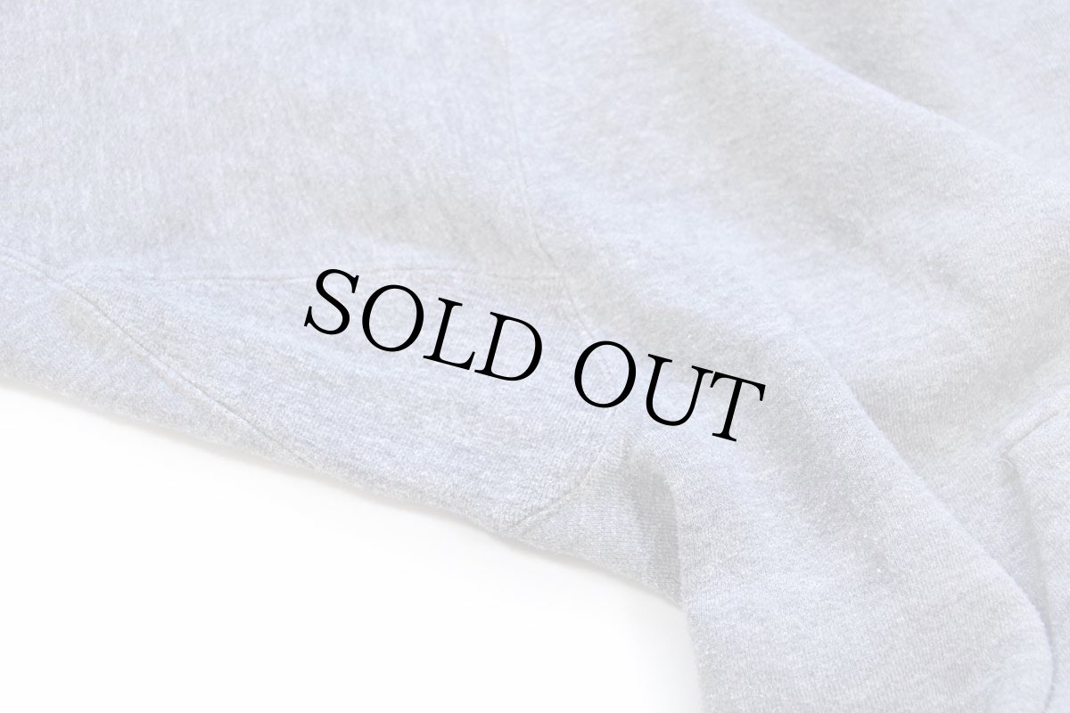 画像5: 80s USA製 RUSSELLラッセル 無地 スウェットパーカー 杢グレー M★フーディー ブランク (5)