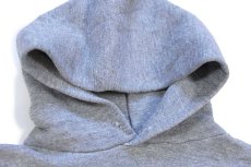 画像3: 80s USA製 RUSSELLラッセル 無地 スウェットパーカー 杢グレー M★フーディー ブランク (3)