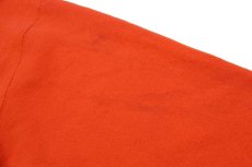 画像6: 90s メキシコ製 RUSSELLラッセル 無地 スウェットパーカー オレンジ XL★フーディー ブランク (6)