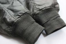 画像9: 80s 米軍 USAF CWU-36/P パッチ付き アラミド フライトジャケット セージグリーン L (9)