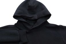 画像3: 90s USA製 RUSSELLラッセル 無地 スウェットパーカー 黒 XL★E フーディー ブランク (3)