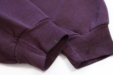 画像6: 90s メキシコ製 RUSSELLラッセル 無地 スウェットパーカー 紫 L★フーディー ブランク (6)