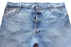 画像4: メキシコ製 LEVI'Sリーバイス PREMIUM 501'93 BIGE USED加工 ストレッチ デニムパンツ W38★SDP4354 (4)