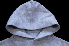 画像3: 90s メキシコ製 RUSSELLラッセル 無地 スウェットパーカー 杢グレー L★J フーディー ブランク (3)