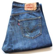 画像1: ハンガリー製 Levi'sリーバイス 501 USED加工 デニムパンツ W36 L32★SDP4350 ユーロ (1)