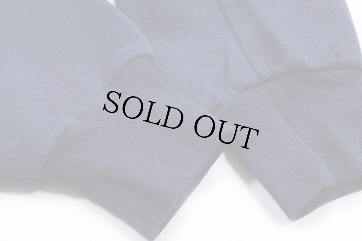 画像6: 90s メキシコ製 RUSSELLラッセル 無地 スウェットパーカー 紺 L★フーディー ブランク (6)