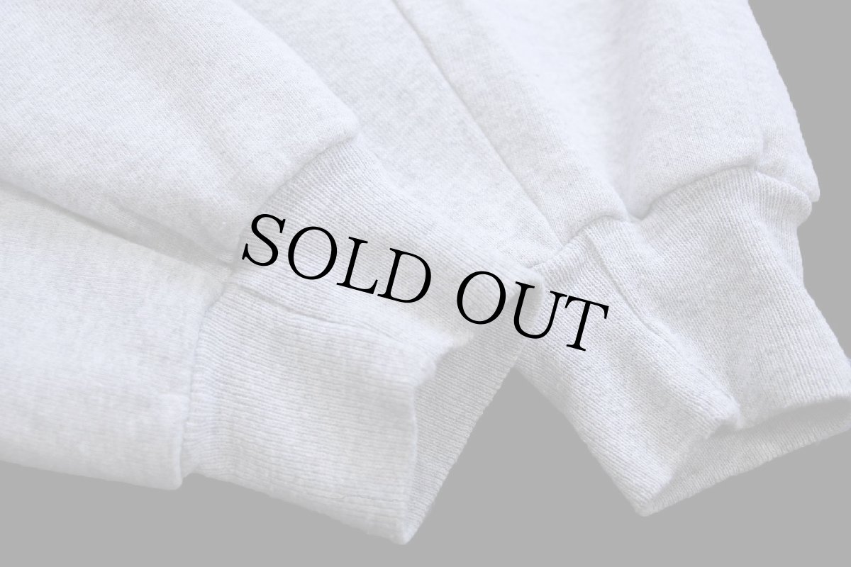 画像6: 90s USA製 RUSSELLラッセル 無地 スウェットパーカー 杢グレー L★K フーディー ブランク (6)