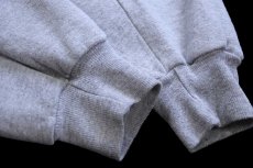 画像6: 90s USA製 RUSSELLラッセル 無地 スウェットパーカー 杢グレー L★K フーディー ブランク (6)