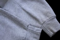 画像6: 90s メキシコ製 RUSSELLラッセル 無地 スウェットパーカー 杢グレー L★J フーディー ブランク (6)