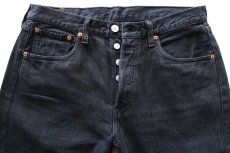 画像4: Levi'sリーバイス 501 ブラック デニムパンツ W32 L30★SDP4356 (4)