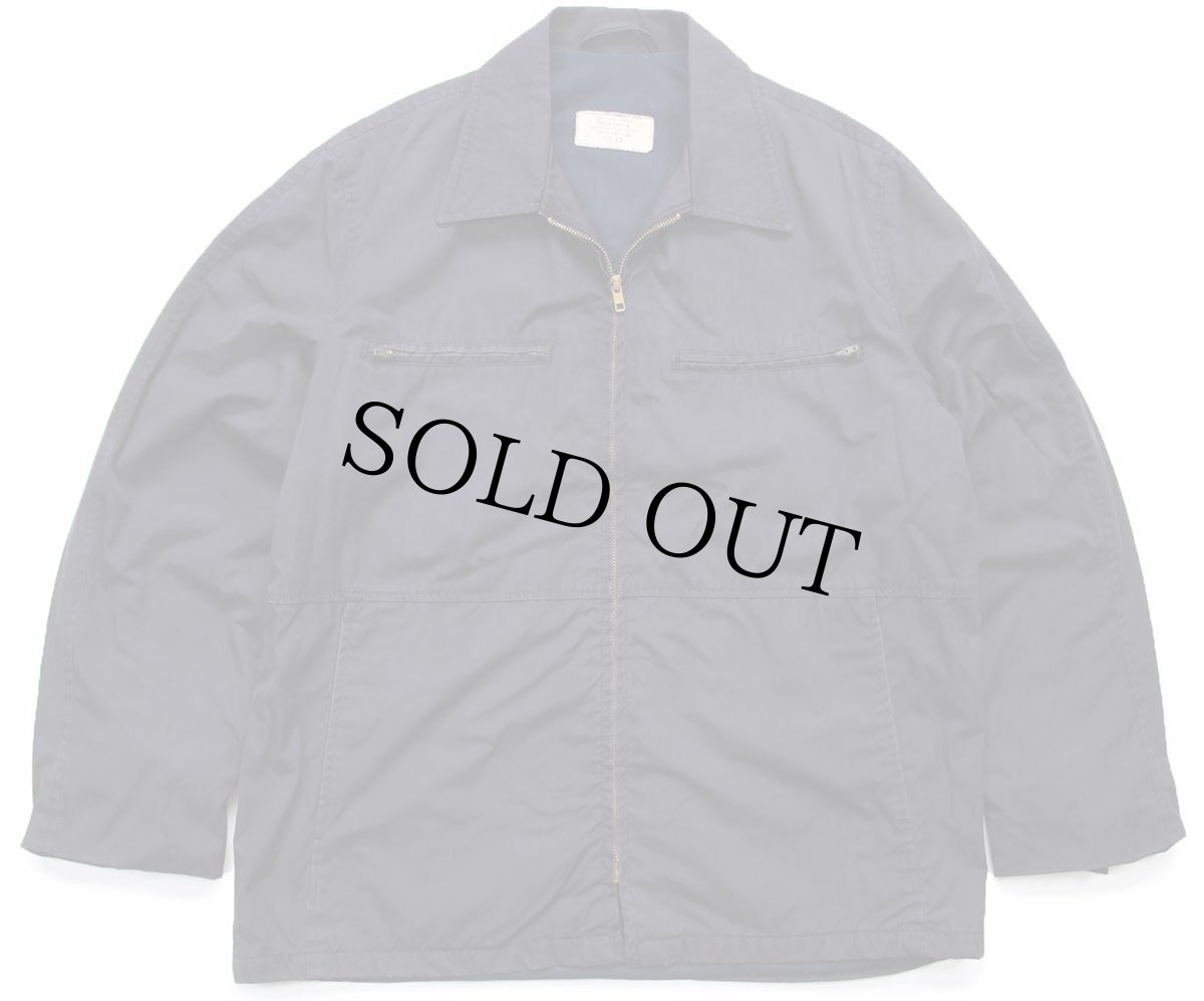 画像1: 70s 米軍 U.S.NAVY サブマリン ユーティリティジャケット 濃紺 42R (1)