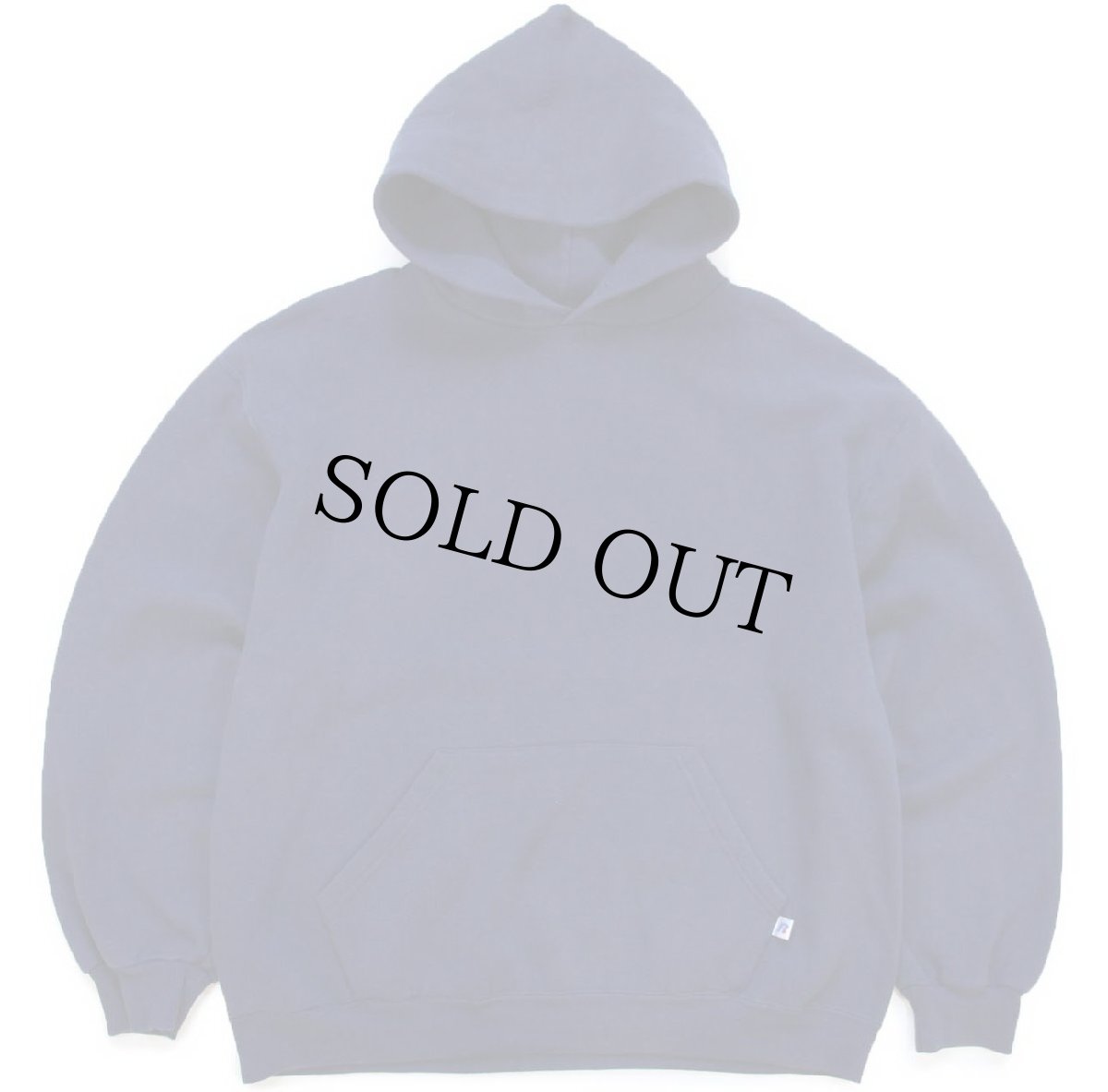 画像1: 00s メキシコ製 RUSSELLラッセル 無地 スウェットパーカー 紺 L★N フーディー ブランク (1)