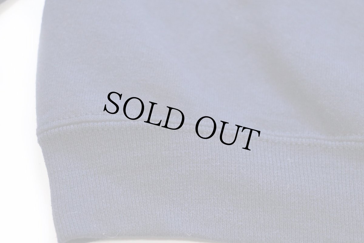 画像6: 00s メキシコ製 RUSSELLラッセル 無地 スウェットパーカー 紺 L★N フーディー ブランク (6)