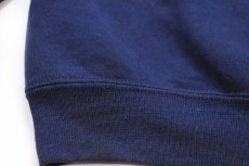 画像6: 00s メキシコ製 RUSSELLラッセル 無地 スウェットパーカー 紺 L★N フーディー ブランク (6)