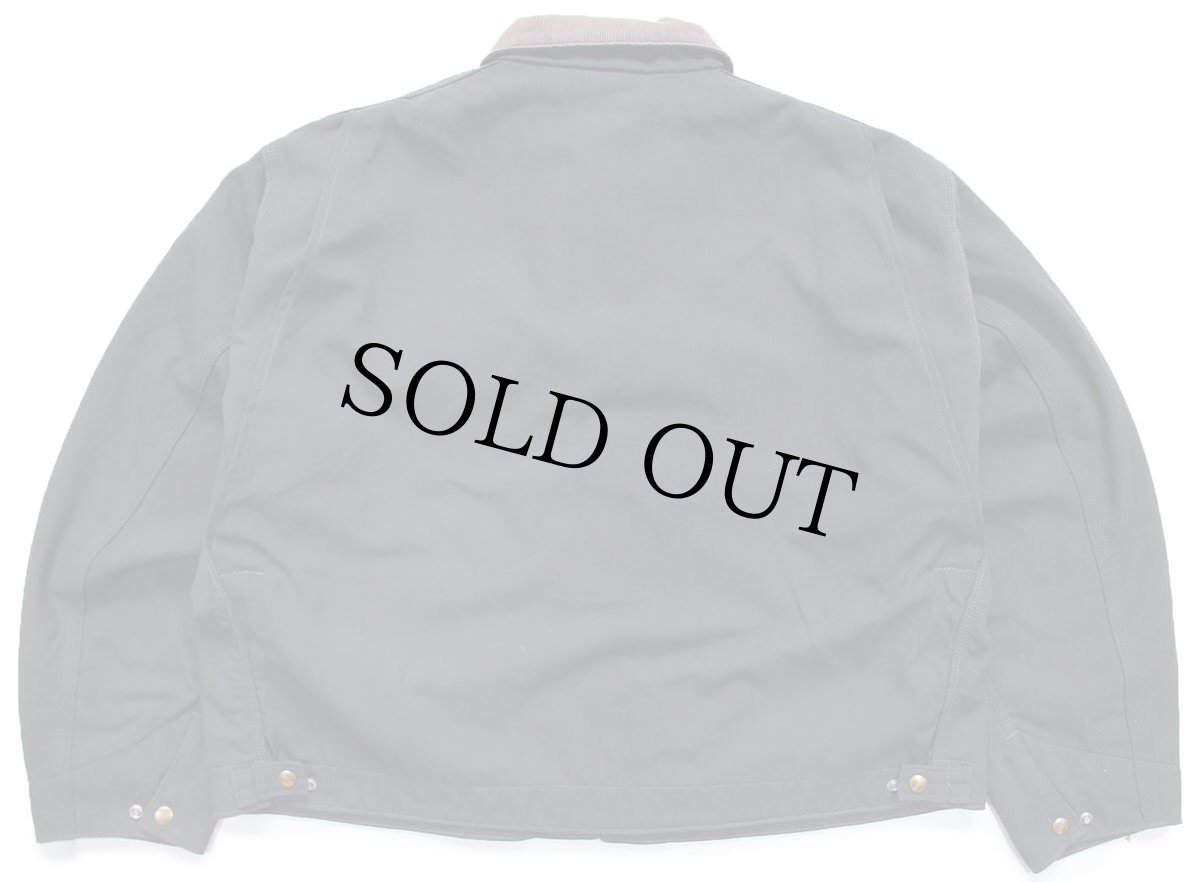 画像2: 00s USA製 carharttカーハート ブランケットライナー ナイロンダック デトロイトジャケット チャコールグレー XL (2)