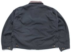 画像2: 00s USA製 carharttカーハート ブランケットライナー ナイロンダック デトロイトジャケット チャコールグレー XL (2)