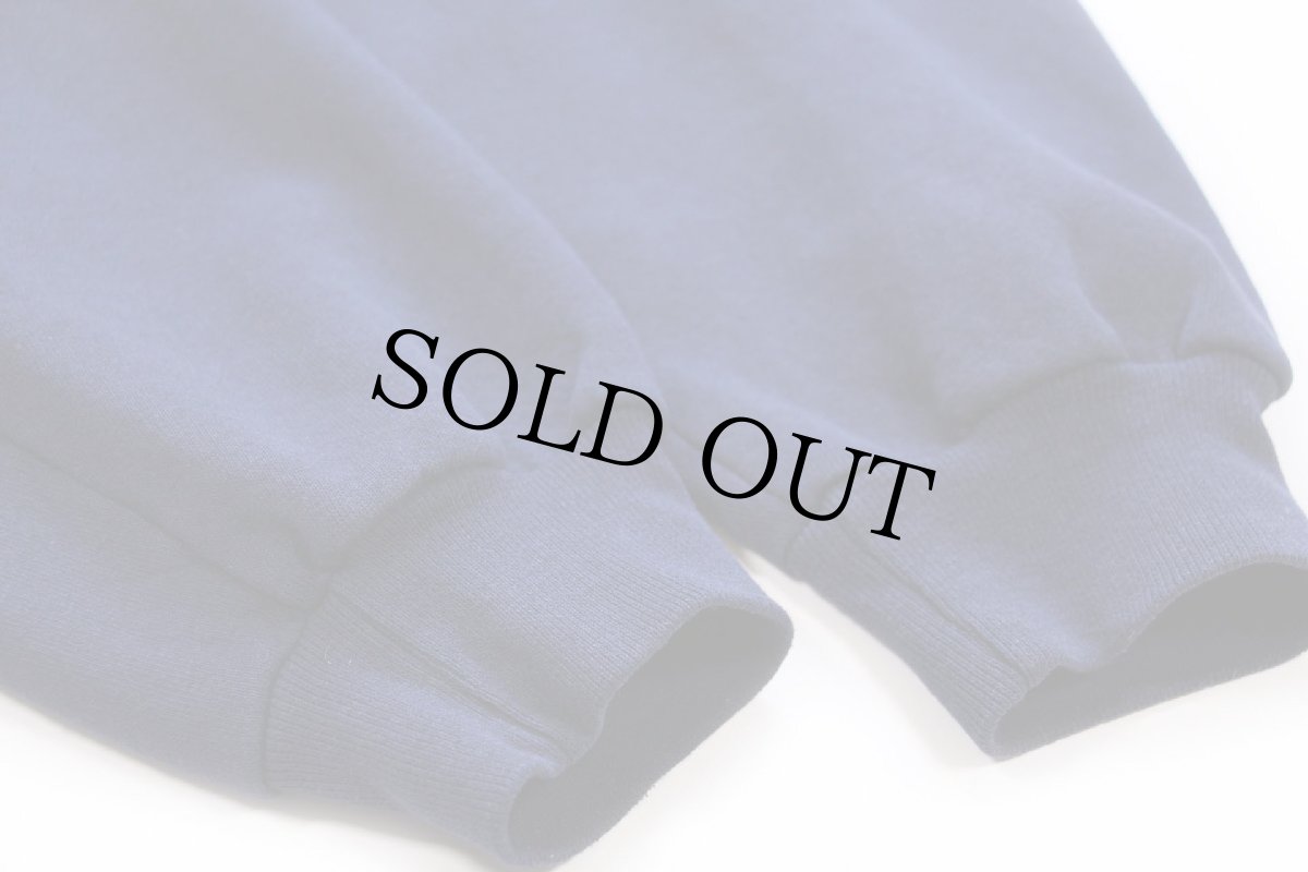 画像5: 00s メキシコ製 RUSSELLラッセル 無地 スウェットパーカー 紺 L★N フーディー ブランク (5)