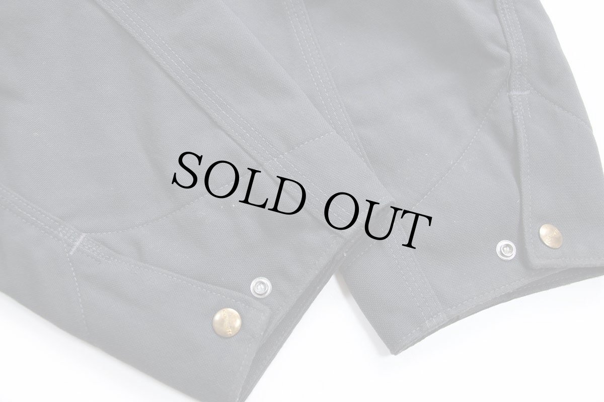 画像6: 00s USA製 carharttカーハート ブランケットライナー ナイロンダック デトロイトジャケット チャコールグレー XL (6)