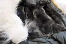 画像4: 70s 米軍 USAF N-3B ステンシル フライトジャケット セージグリーン M (4)