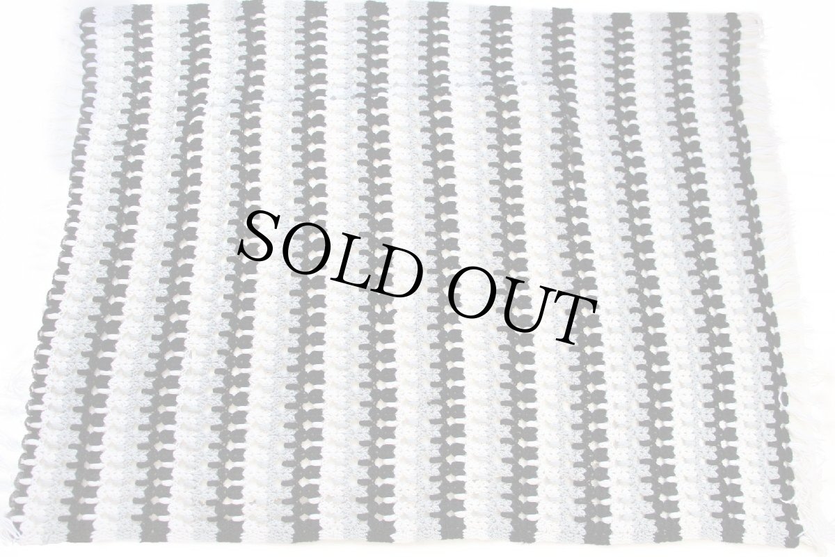 画像2: ハンドメイド ブランケット★N カギ編み (2)