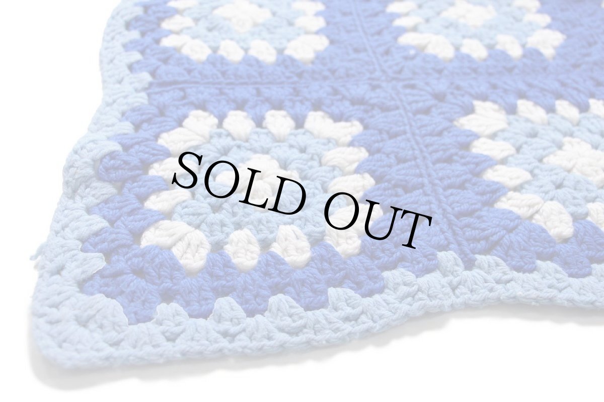 画像4: スクエア モチーフ ニット グラニー ブランケット★P カギ編み (4)