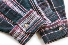 画像5: 00s FIVE BROTHERファイブブラザー チェック コットン フランネルシャツ 2XL★特大 (5)