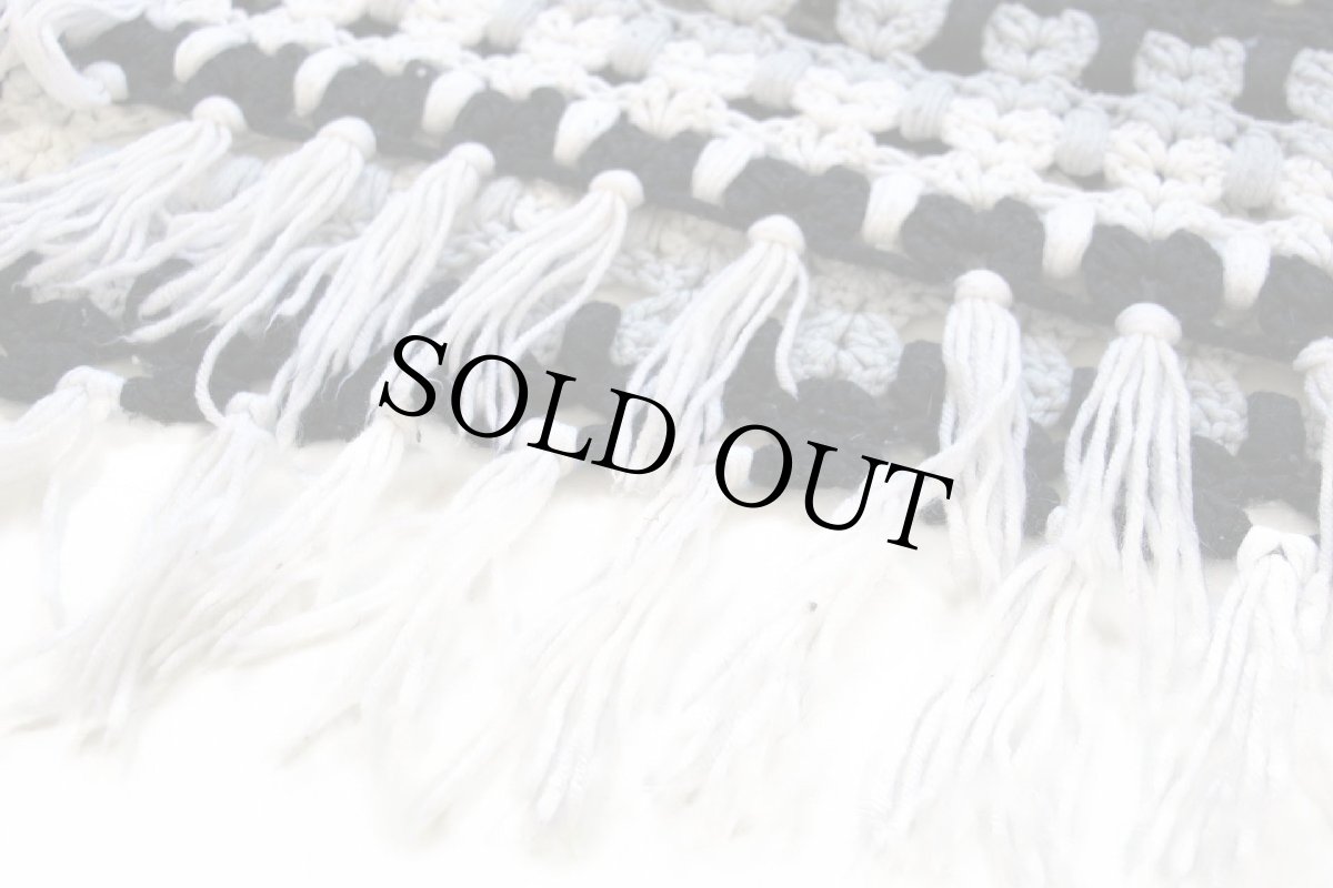 画像5: ハンドメイド ブランケット★N カギ編み (5)