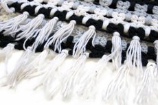 画像5: ハンドメイド ブランケット★N カギ編み (5)