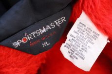 画像4: 80s USA製 SPORTSMASTER 無地 ボアライナー ナイロン コーチジャケット 黒 XL (4)