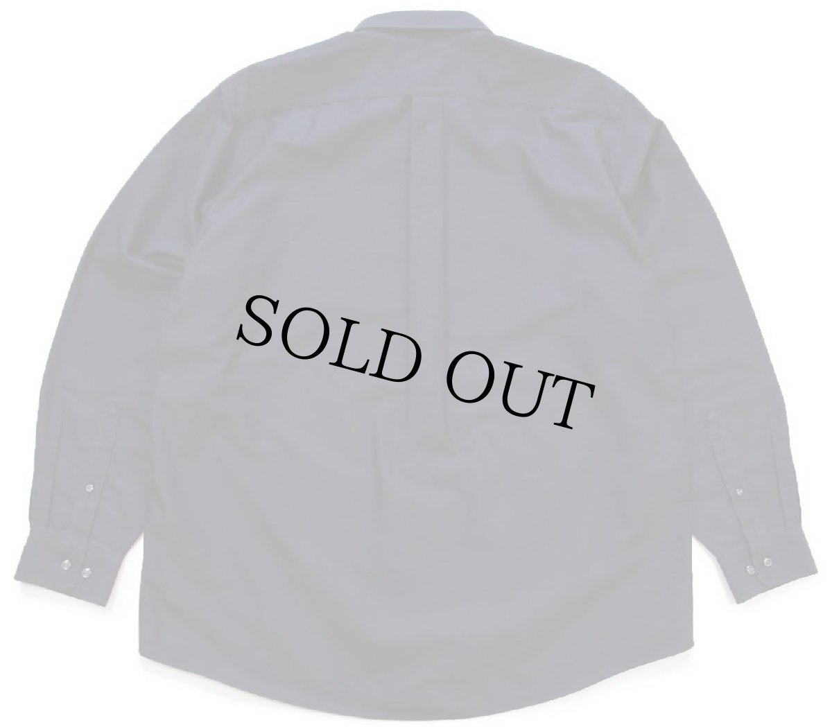 画像2: L.L.Bean Canonキャノン ロゴ刺繍 ボタンダウン オックスフォード コットンシャツ 黒 L-R (2)