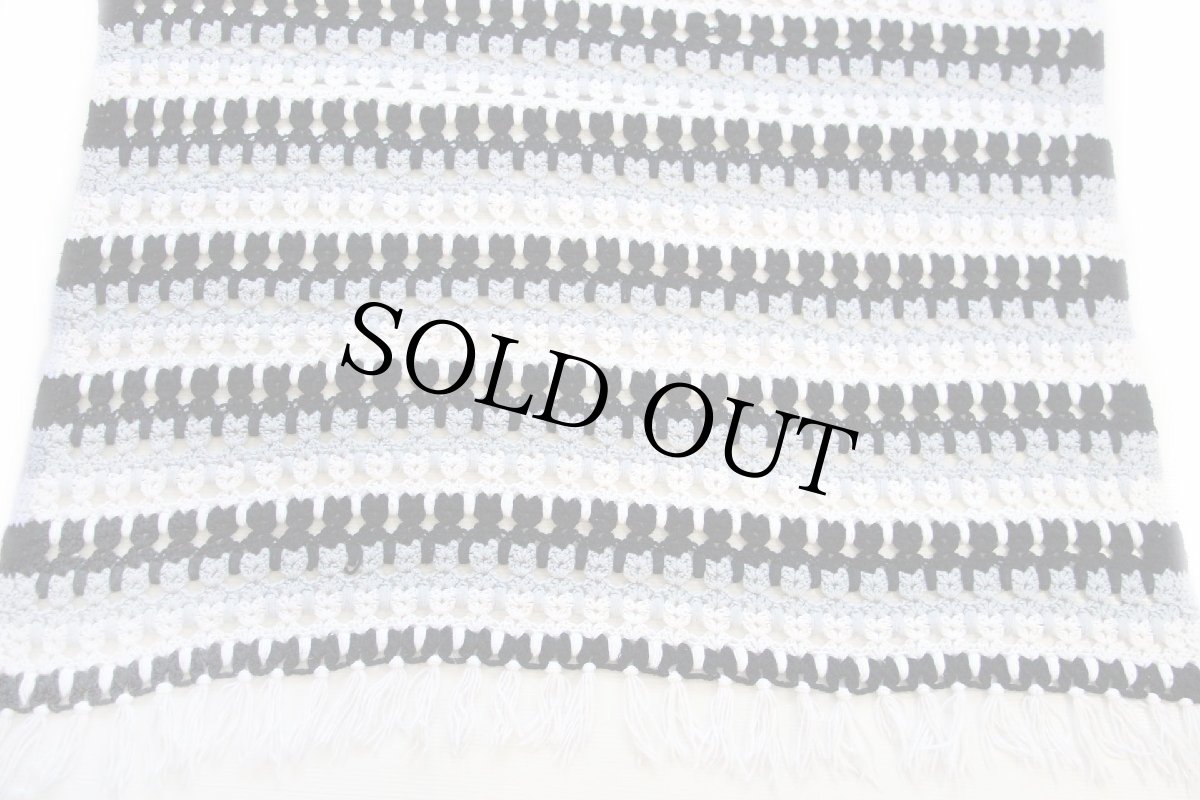 画像3: ハンドメイド ブランケット★N カギ編み (3)